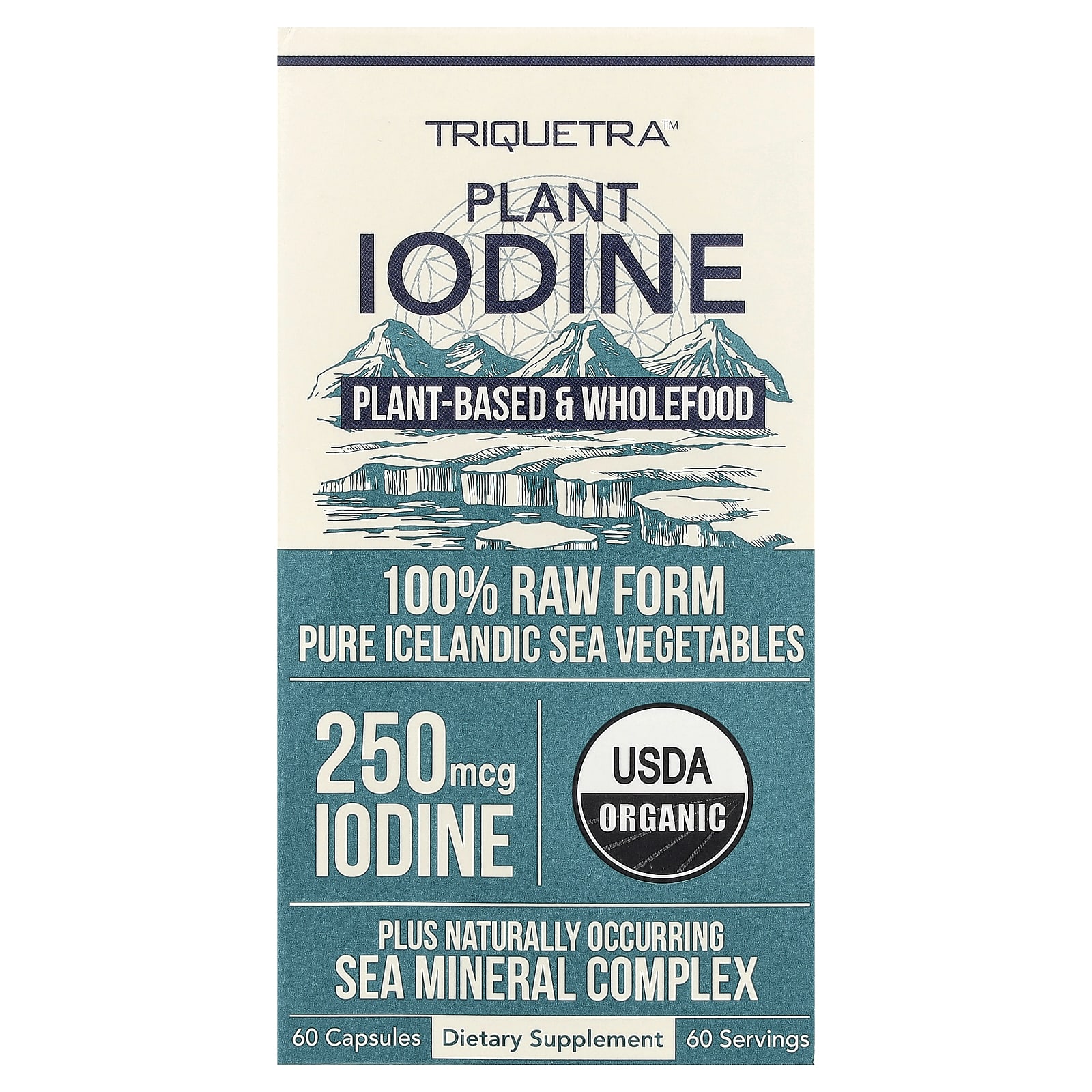 Plant Iodine, 60 Capsules