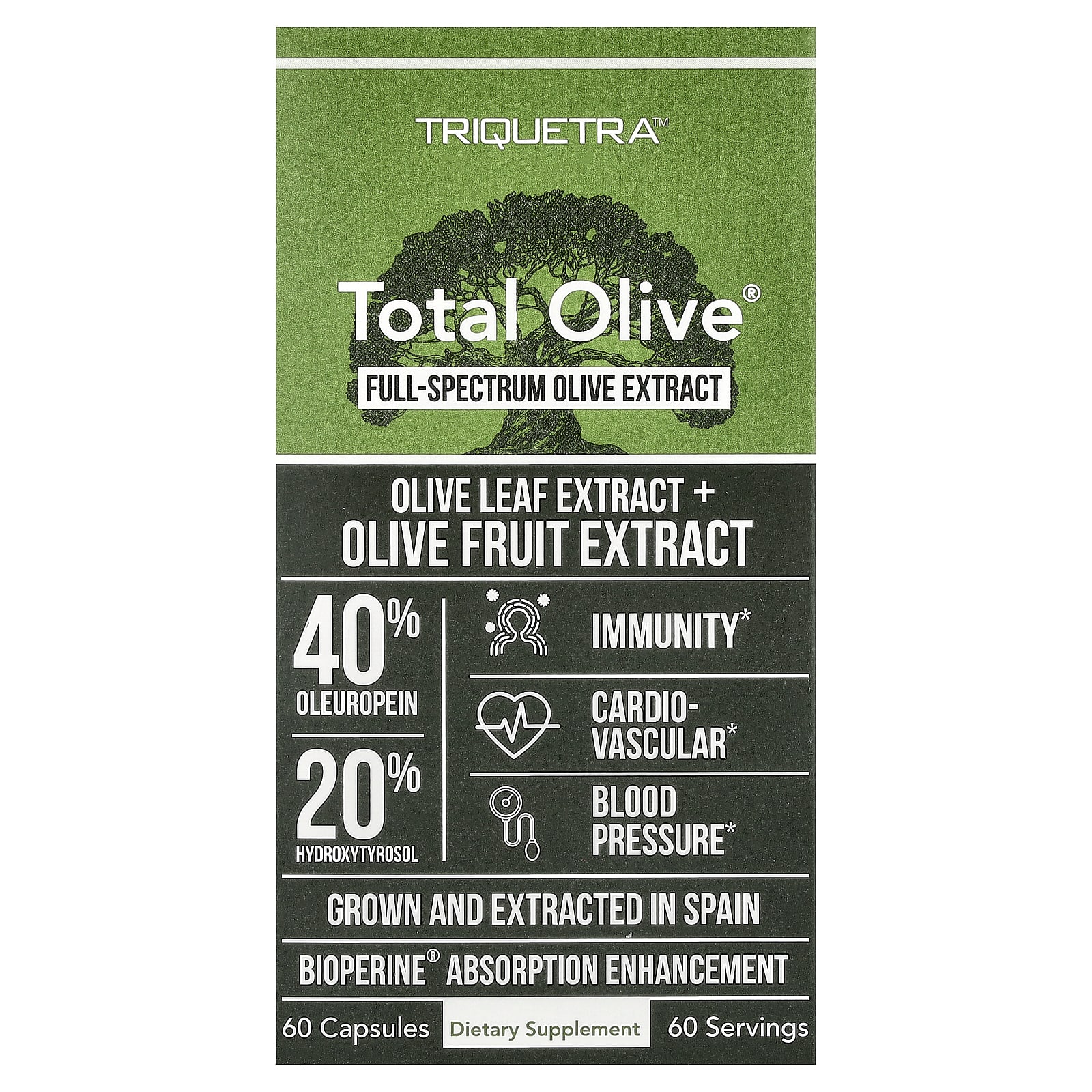 Total Olive®, 60 капсул