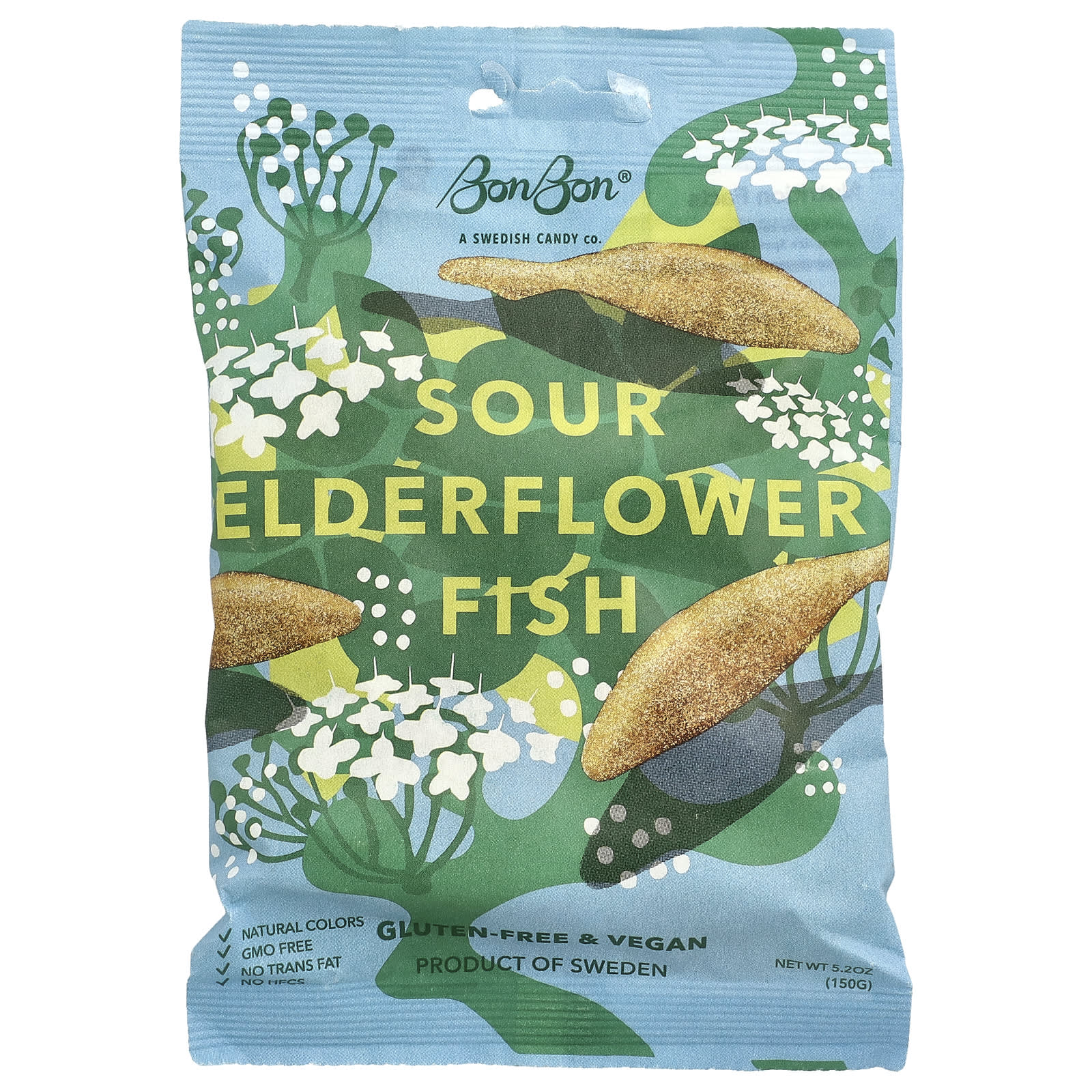Sour Elderflower Fish, 5.2 oz (150 g)