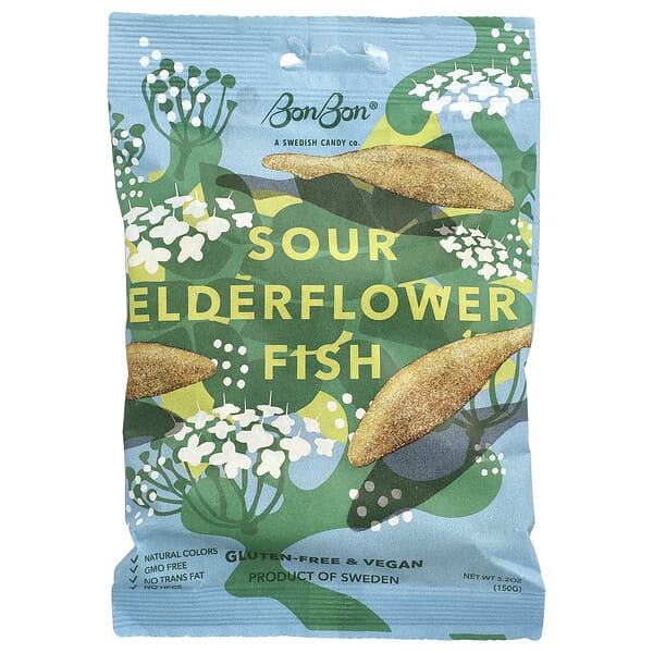 Sour Elderflower Fish, 5.2 oz (150 g)