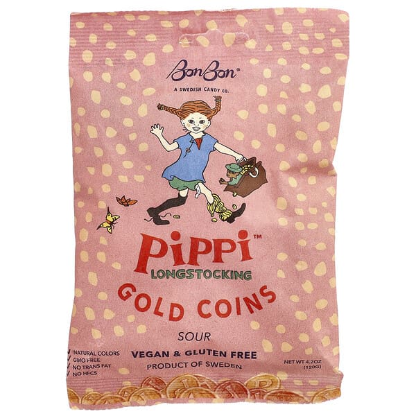 Pippi™ Longstocking, Gold Coins, Sour, 4.2 oz (120 g)