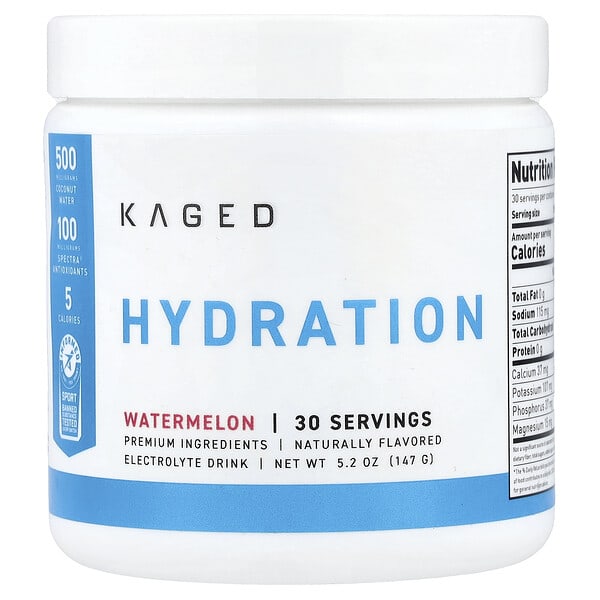 Hydration, арбуз, 5,2 унции (147 г)