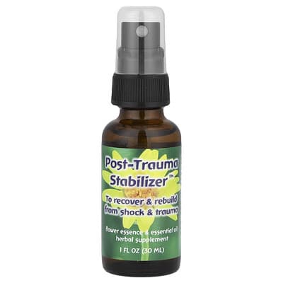 Post-Trauma Stabilizer™, цветочная эссенция и эфирное масло, 1 fl oz (30 ml)