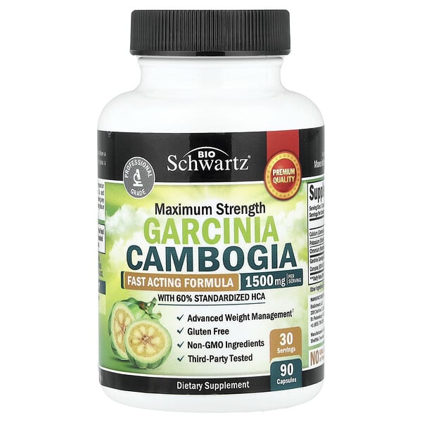 Maximum Strength Garcinia Cambogia, 90 Capsules