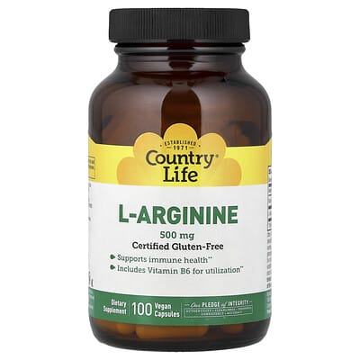 L-Arginine Country Life 100 капсул