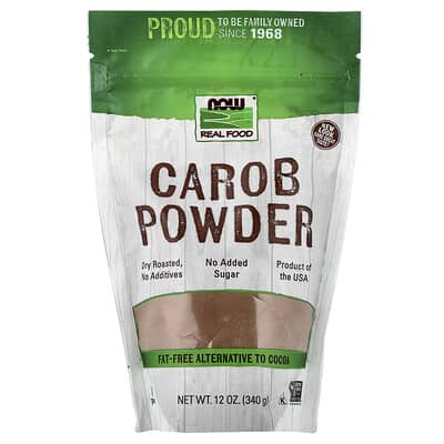 Real Food, Carob Powder, 12 oz (340 g)