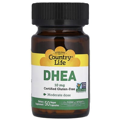 DHEA, 10 mg, 50 веганских капсул