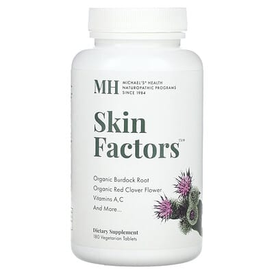 Skin Factors™, 180 вегетарианских таблеток
