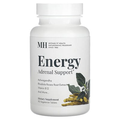 Поддержка энергии Michael's Health Energy Support, 90 Vegetarian Tablets