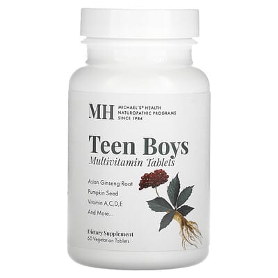 Michael's Health Мультивитамины для подростков, 60 вегетарианских таблеток