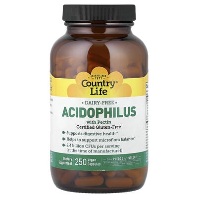 Acidophilus с пектином, 250 веганских капсул
