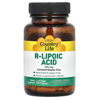 R-Lipoic Acid, 100 mg, 60 Vegan Capsules