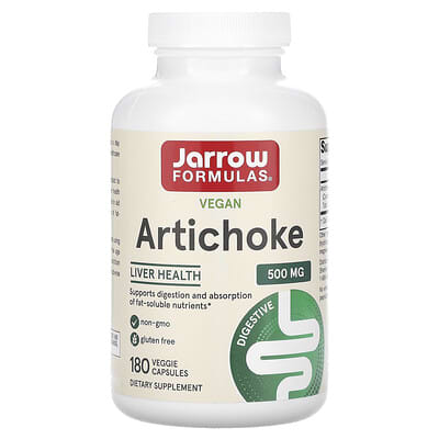 Артишок, 500 mg, 180 веганских капсул
