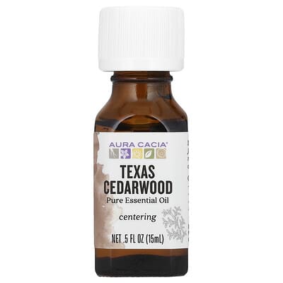 Pure Essential Oil, Texas Cedarwood, 0.5 fl oz (15 ml)