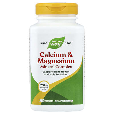 Calcium & Magnesium Mineral Complex, 250 Capsules