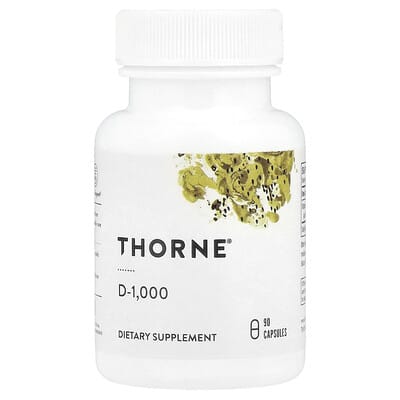 D-1,000, 90 Capsules (25 mcg per Capsule)