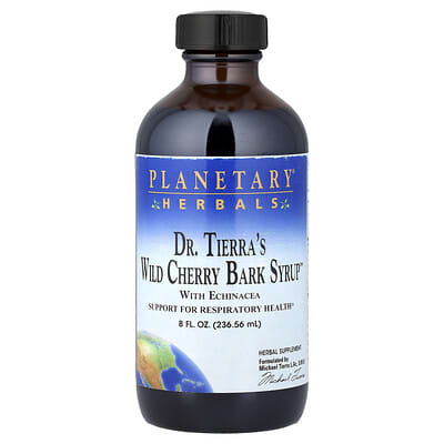 Сироп Dr. Tierra's Wild Cherry Bark Syrup™, 8 fl oz (236.56 ml)