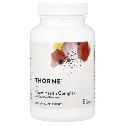 Thorne комплекс для здоровья сердца с CoQ10 и боярышником, 90 капсул
