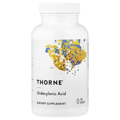 Thorne Undecylenic Acid, 250 гелевых капсул (50 mg на капсулу)