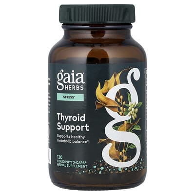 Gaia Herbs Thyroid Support, 120 жидких фитокапсул