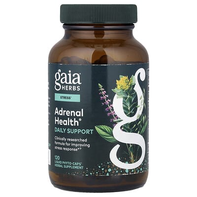 Adrenal Health®, Ежедневная поддержка, 120 жидких фитокапсул