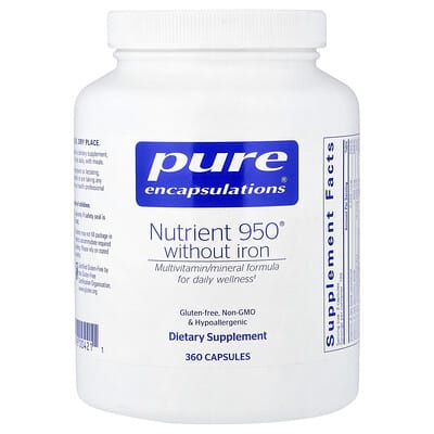 Nutrient 950® Без железа, 360 капсул