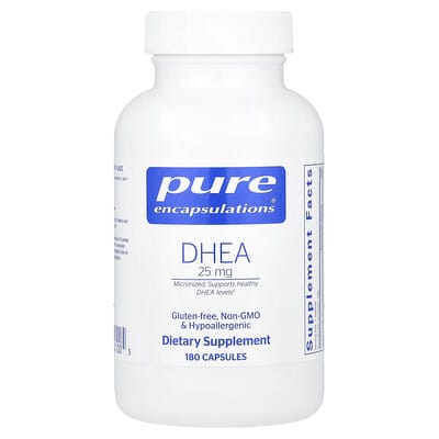 DHEA, 25 mg, 180 капсул