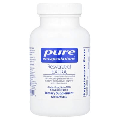Pure Encapsulations Resveratrol Extra, 120 капсул
