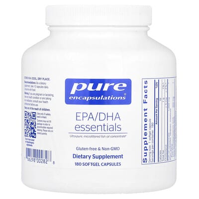 БАД Pure Encapsulations EPA/DHA Essentials, 180 Softgel Capsules