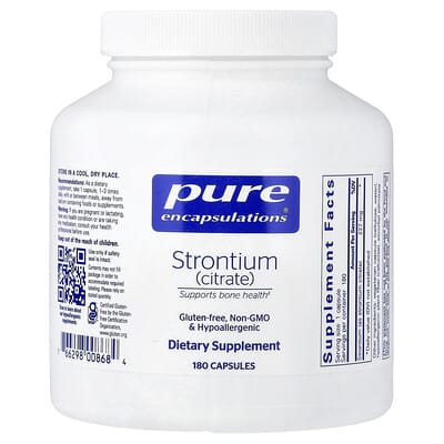 Strontium (Citrate), 180 капсул (227 mg per Capsule)