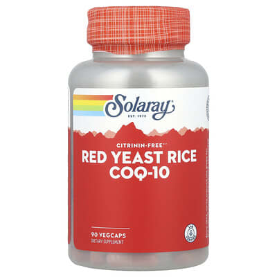 Red Yeast Rice CoQ-10, 90 вегетарианских капсул
