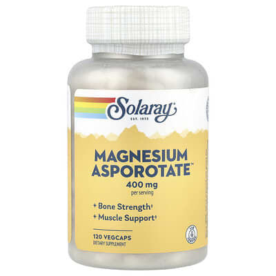 Magnesium Asporotate™, 120 вегетарианских капсул (200 mg per Capsule)