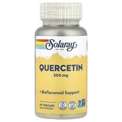 Solaray Quercetin, 500 mg, 90 вегетарианских капсул