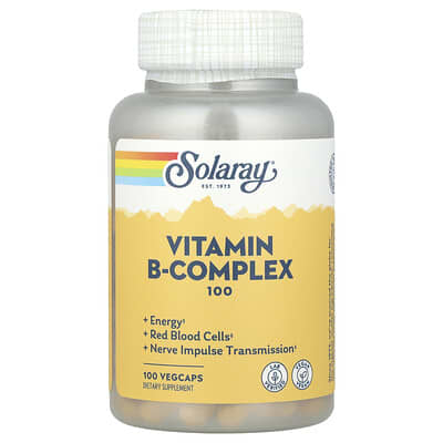 Vitamin B-Complex 100, 100 веганских капсул