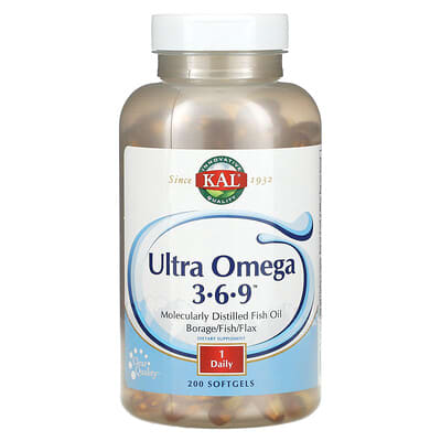Ultra Omega 3-6-9™, 200 мягких капсул