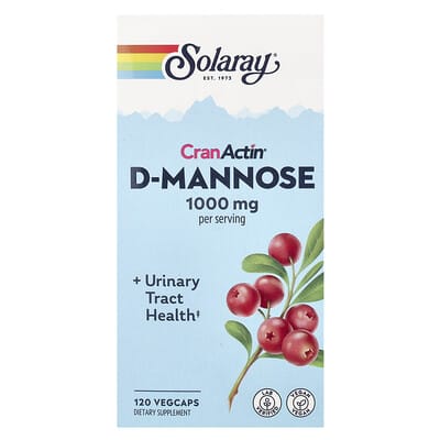 CranActin® D-Mannose, 120 вегетарианских капсул