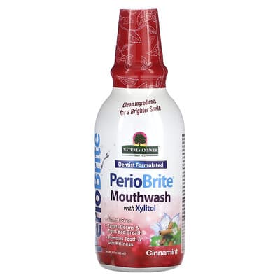 PerioBrite® ополаскиватель для рта с Xylitol, Cinnamint, 16 fl oz (480 ml)