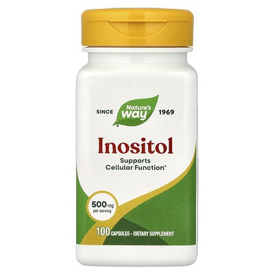Инозитол, 500 mg, 100 капсул