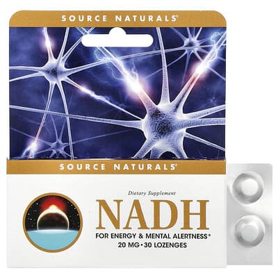 NADH, 20 mg, 30 Lozenges