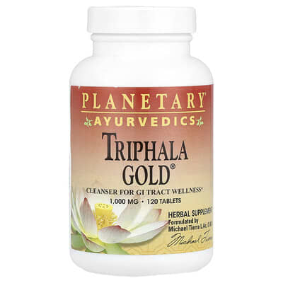 Ayurvedics, Triphala Gold®, 120 таблеток