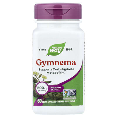 Gymnema, 500 mg, 60 веганских капсул