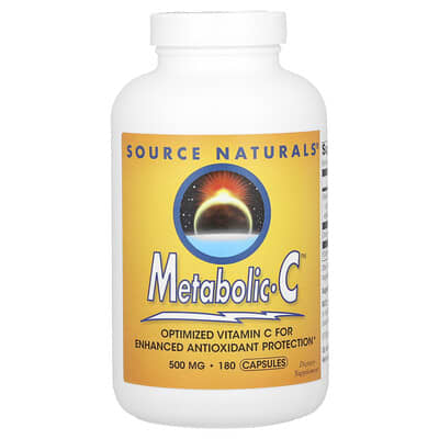 Source Naturals Metabolic C, 180 капсул