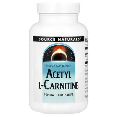 Ацетил L-карнитин, 500 mg, 120 таблеток