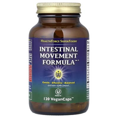 HealthForce Superfoods Intestinal Movement Formula™, 120 веганских капсул™