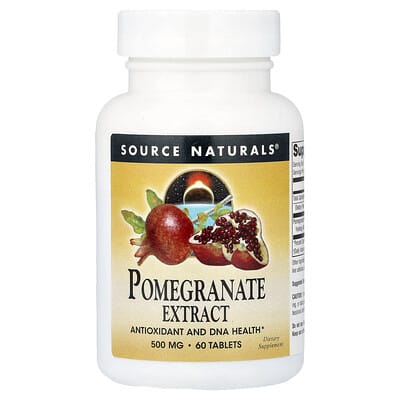 Экстракт граната, 500 mg, 60 Tablets