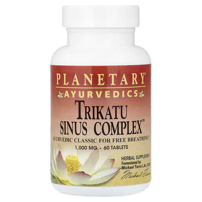 Ayurvedics, Trikatu Sinus Complex™, 60 таблеток