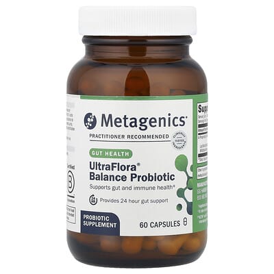 UltraFlora® Balance пробиотик, 55 mg (15 Billion CFU), 60 капсул