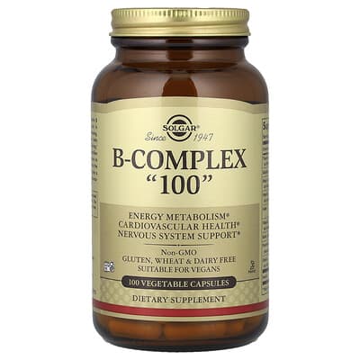 B-Complex "100", 100 вегетарианских капсул