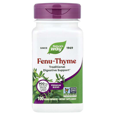 Fenu-Thyme, 100 веганских капсул