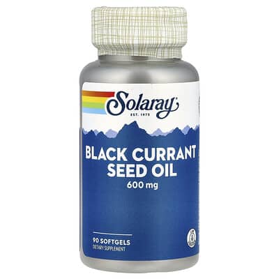 Масло семян черной смородины, 600 mg, 90 мягких капсул
